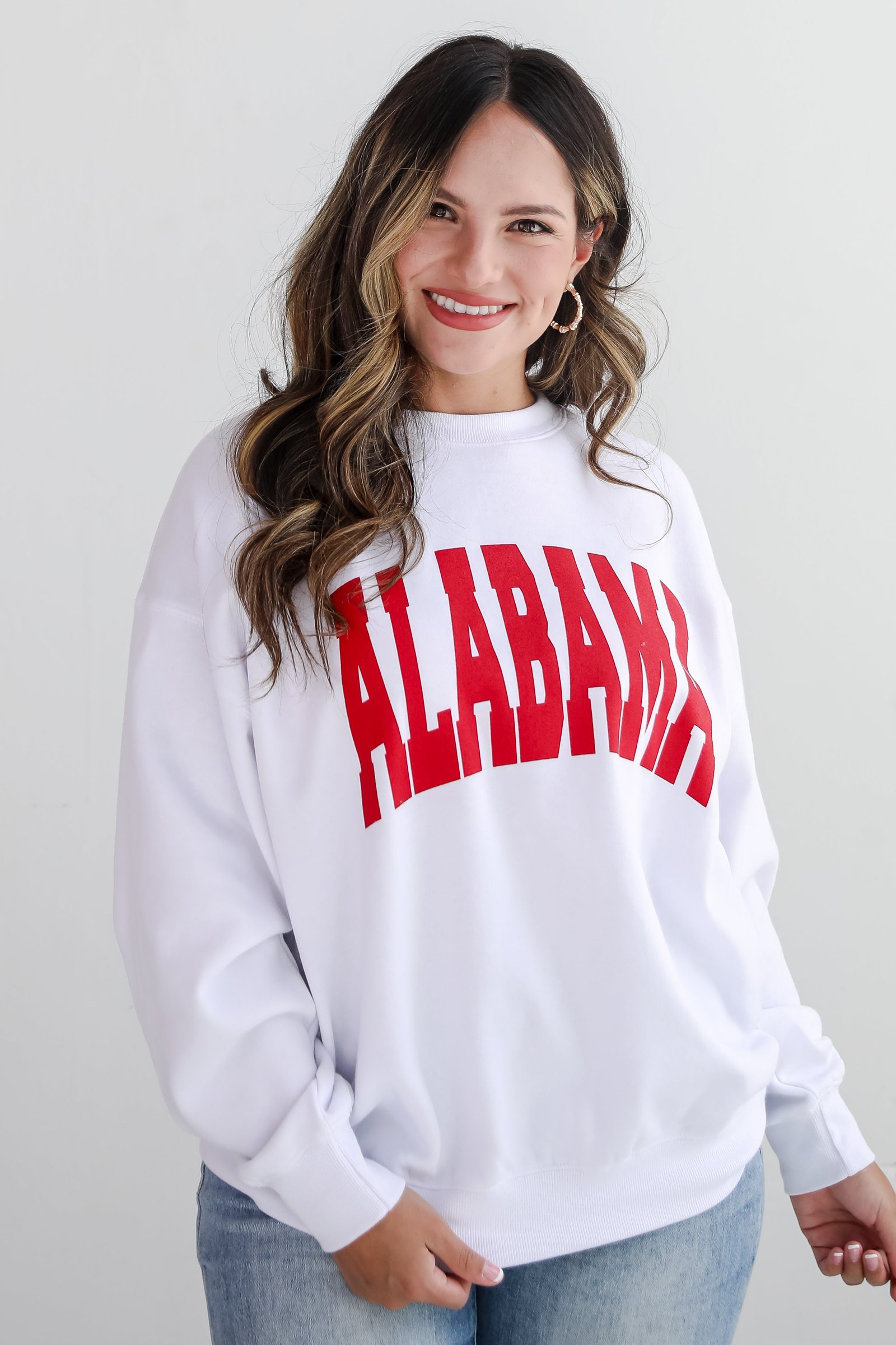 White Alabama Sweatshirt DK14