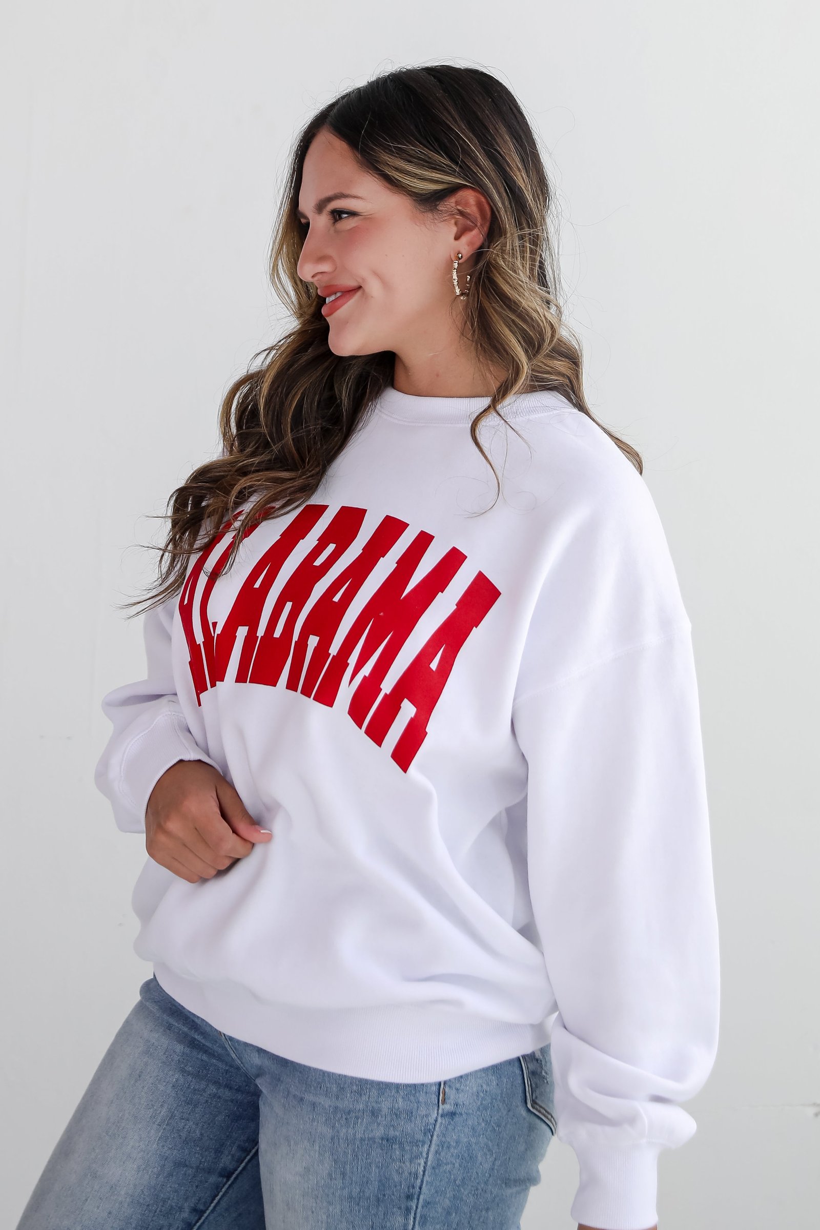 White Alabama Sweatshirt DK14