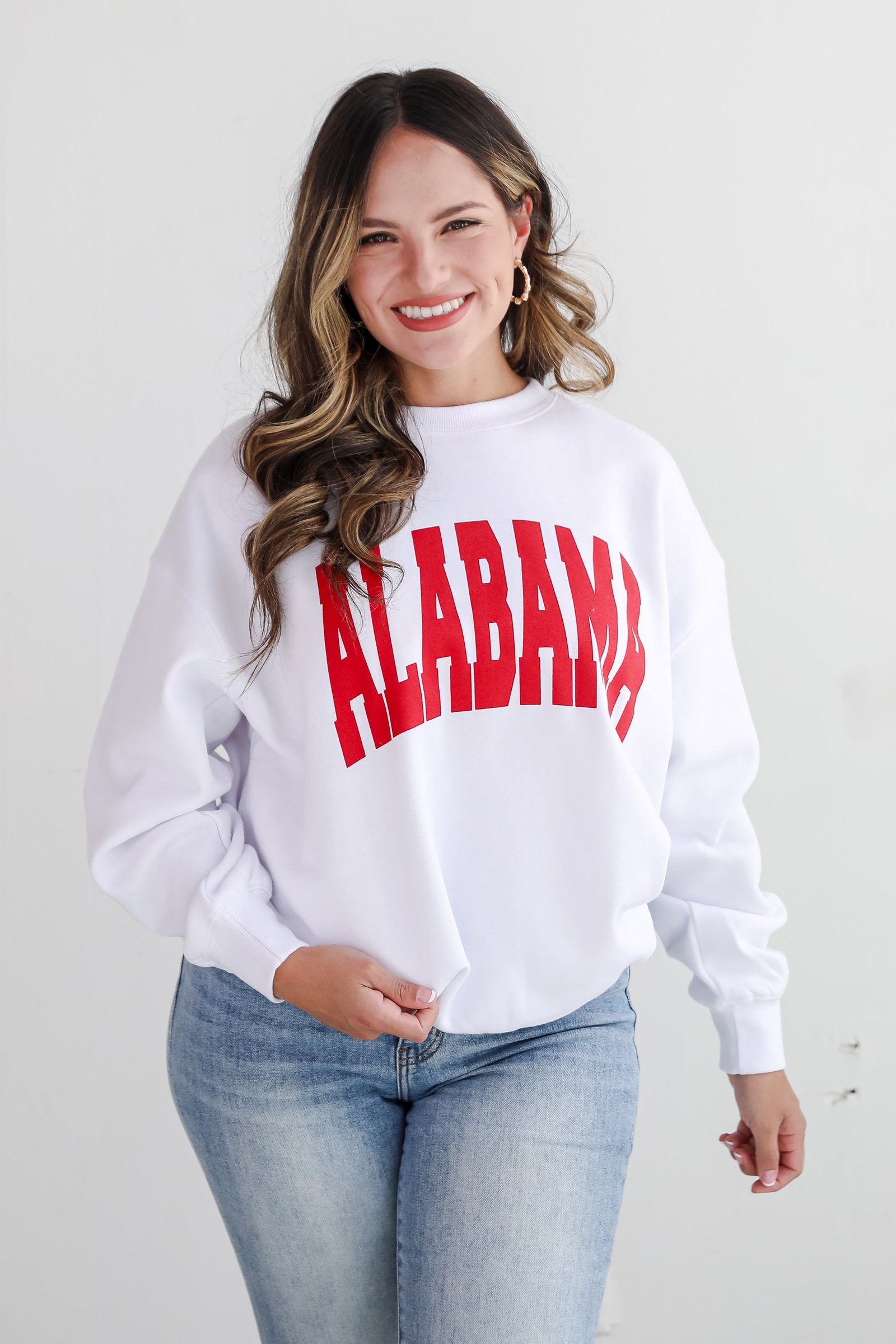 White Alabama Sweatshirt DK14