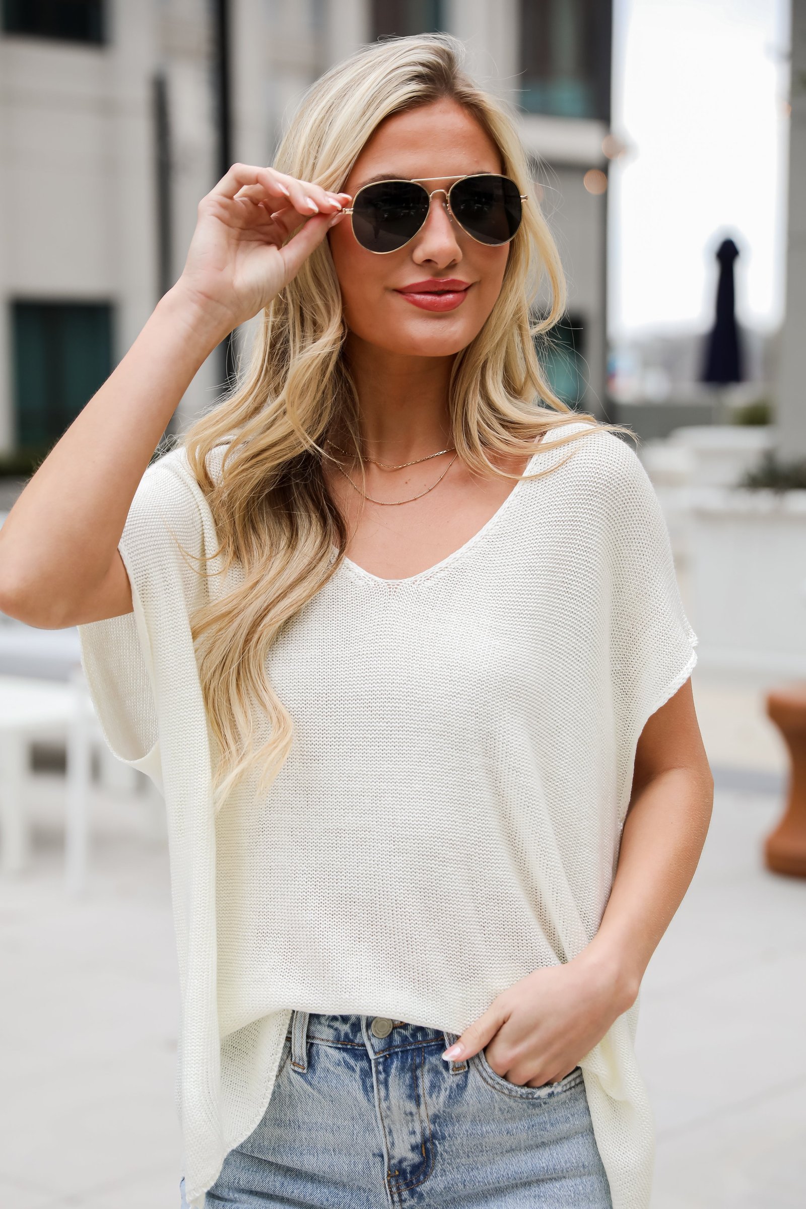 Eliza Lightweight Knit Top DK2