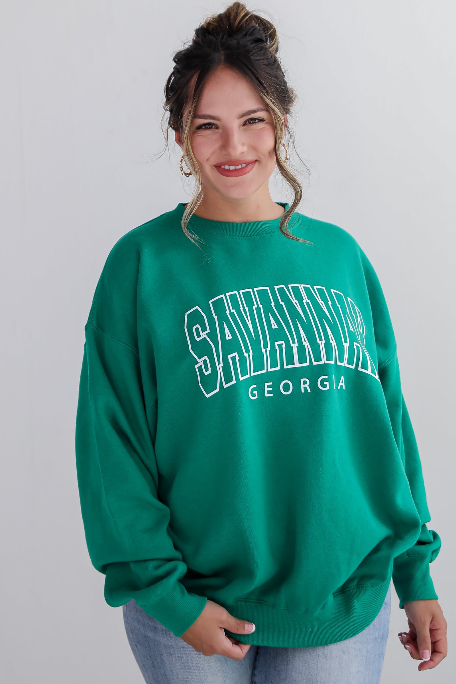 Green Savannah Georgia Sweatshirt DK12