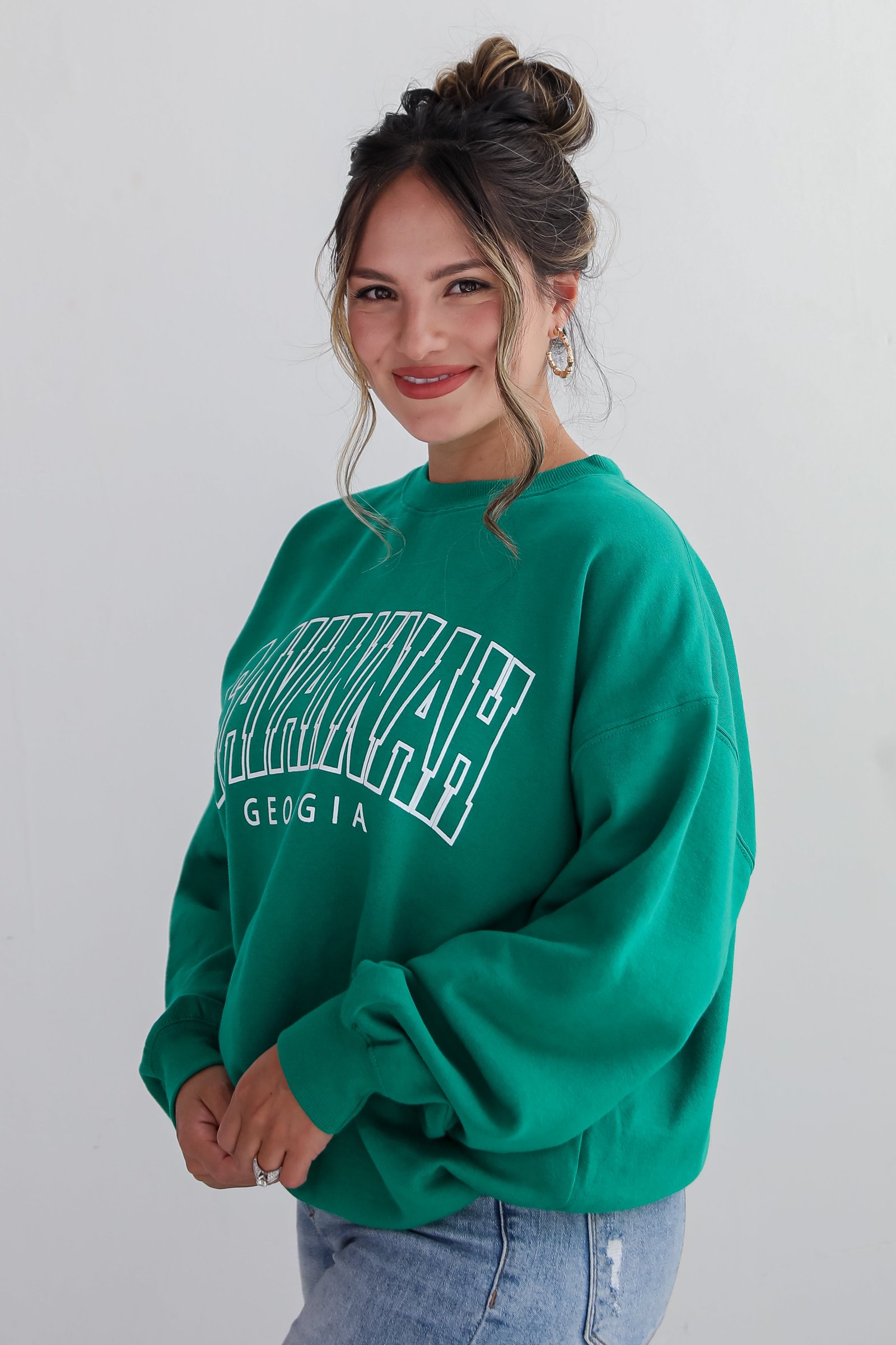 Green Savannah Georgia Sweatshirt DK12