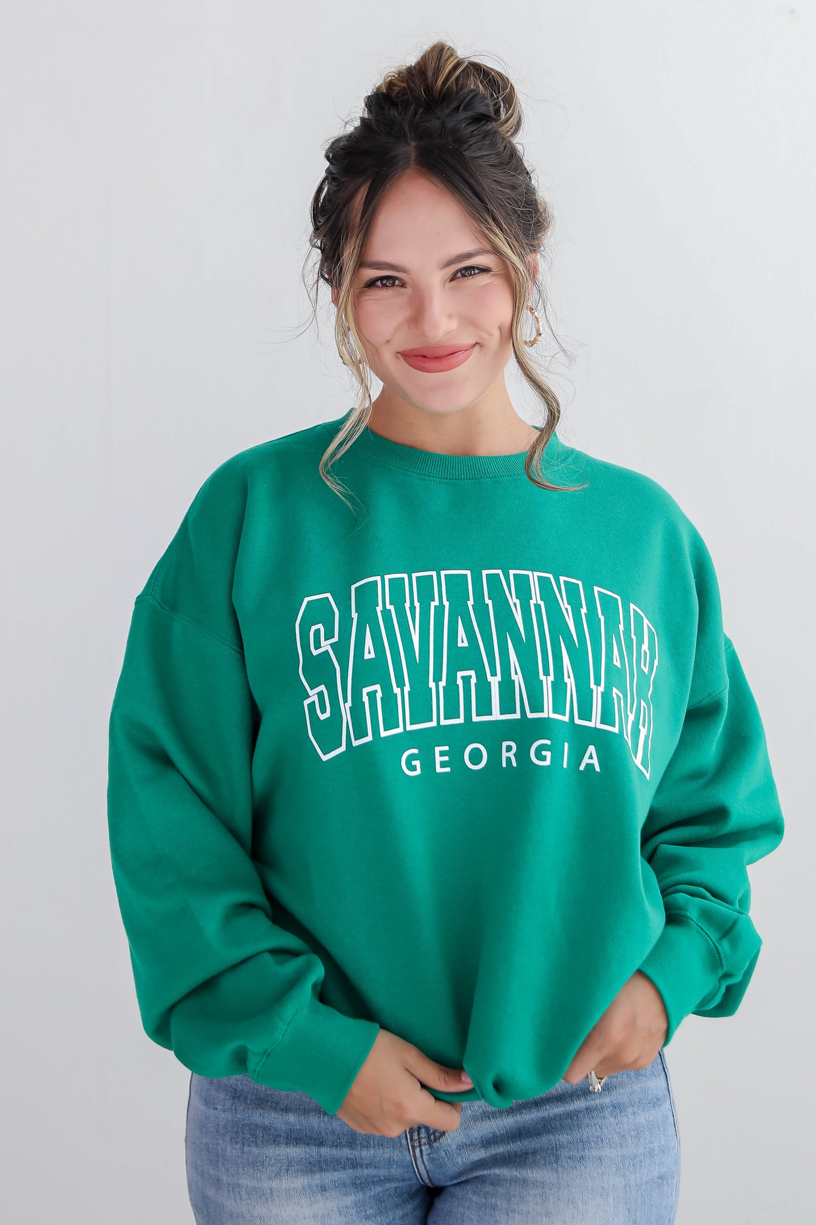 Green Savannah Georgia Sweatshirt DK12