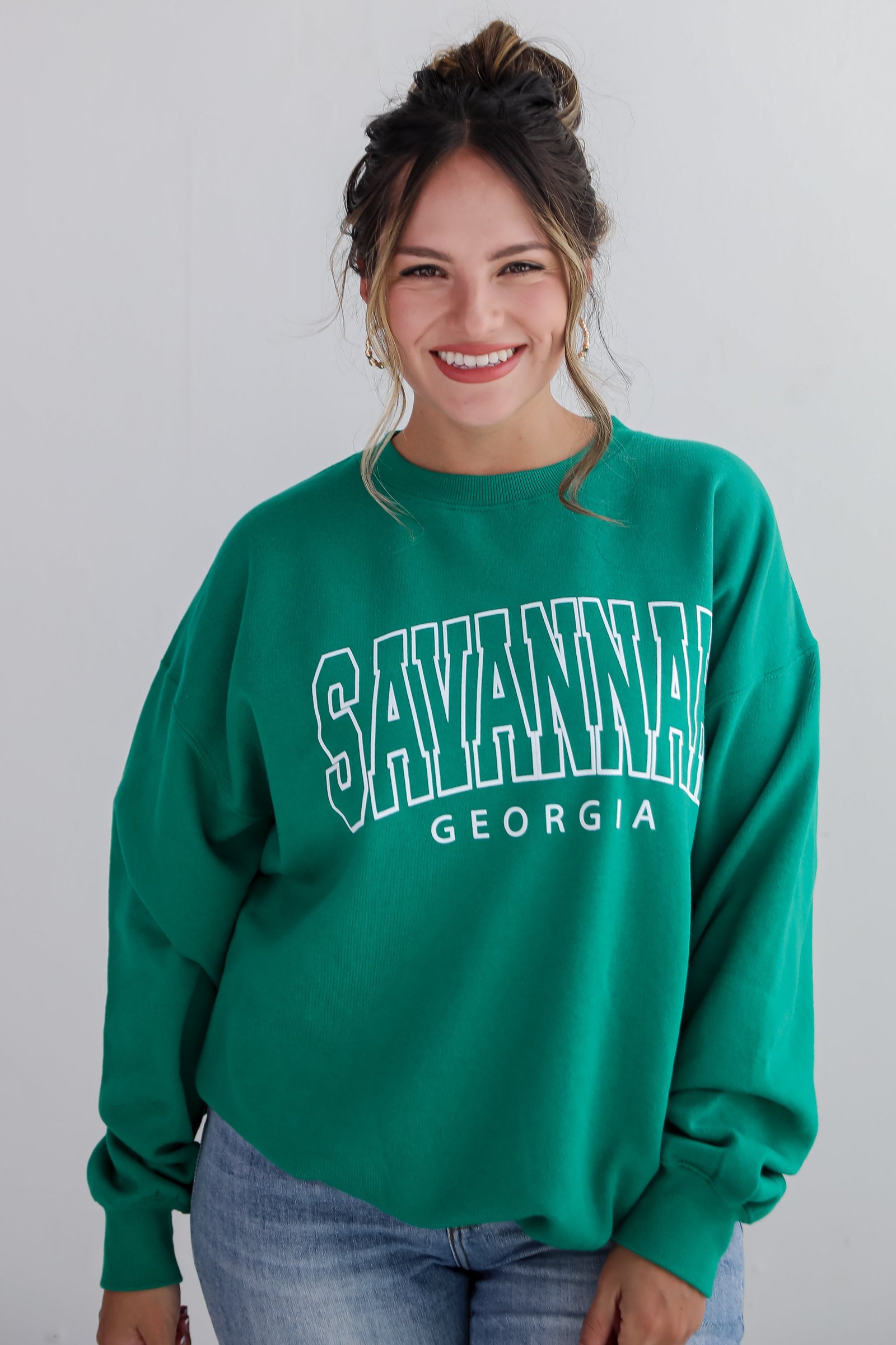 Green Savannah Georgia Sweatshirt DK12